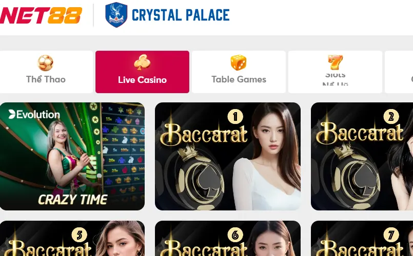 Giới thiệu sơ lược top casino trực tuyến tin cậy Net88